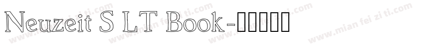 Neuzeit S LT Book字体转换